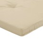 Beige Adirondack Auflagen, 2er Set aus Oxford-Gewebe.