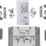 Schellenberg Automatik Rollladensicherung Maxi Set mit Montageanleitung, Schrauben und Halterungen.