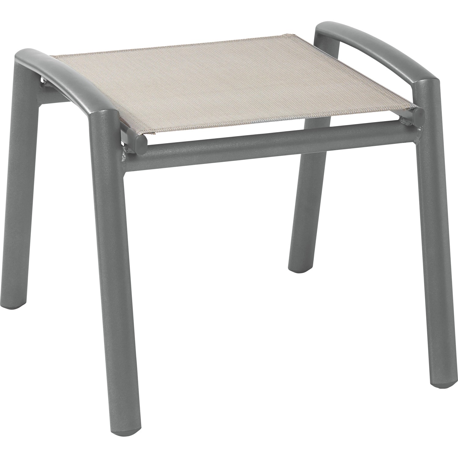 Hocker Vigo II aus Kunststoffgewebe-Silbergrau kaufen bei OBI