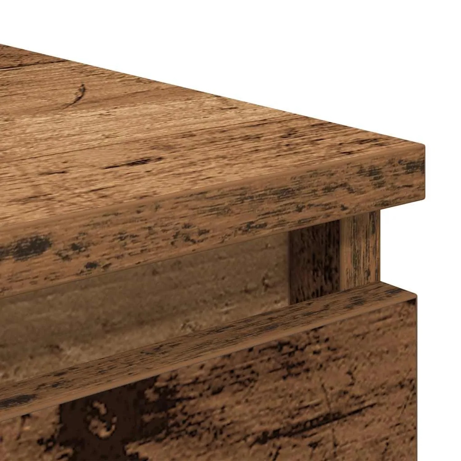 vidaXL Sideboard mit Schubladen Altholz-Optik 37,5x35x99 cm 861767_9