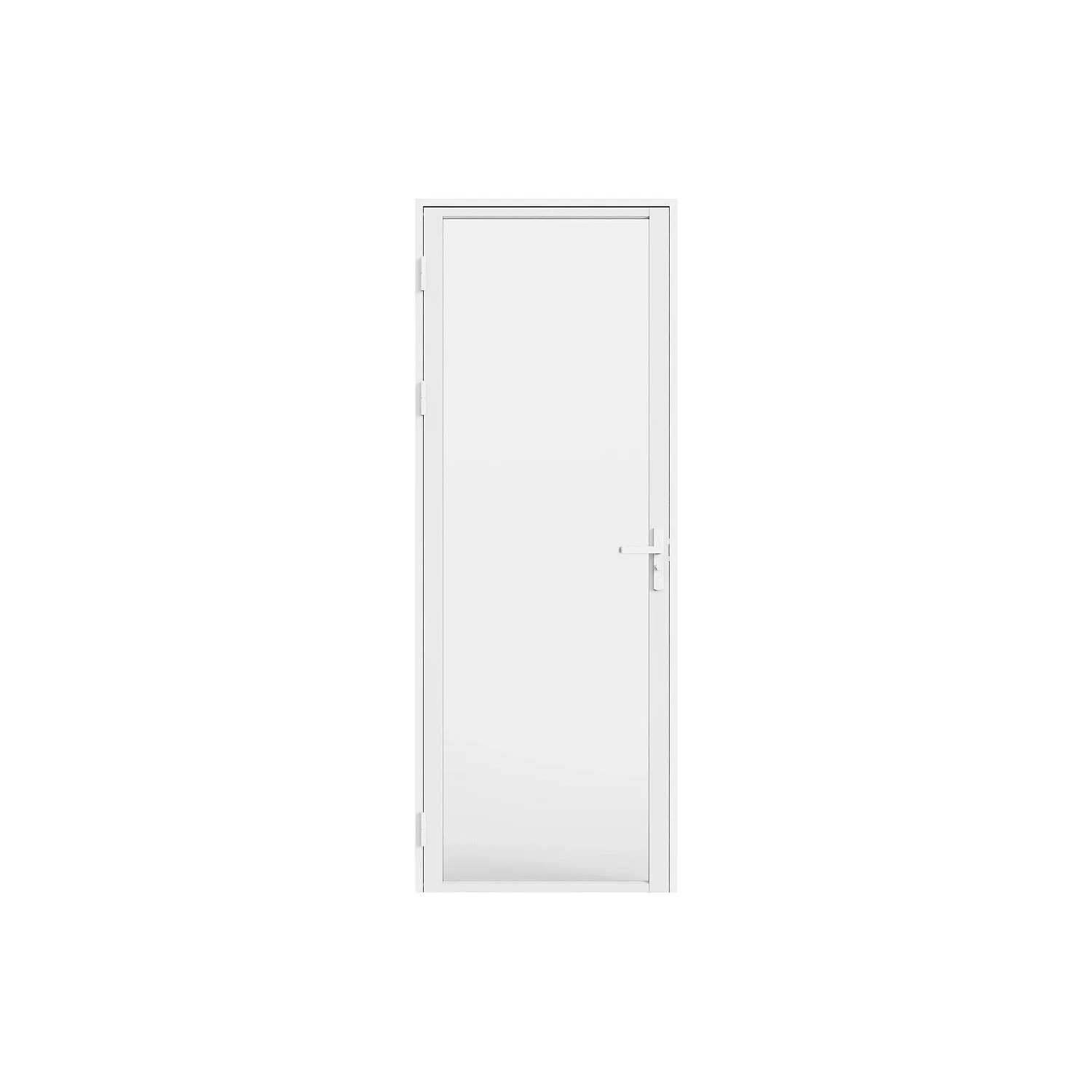 Vente-unique Tür-Komplettsets Loxton Weiß 73 cm