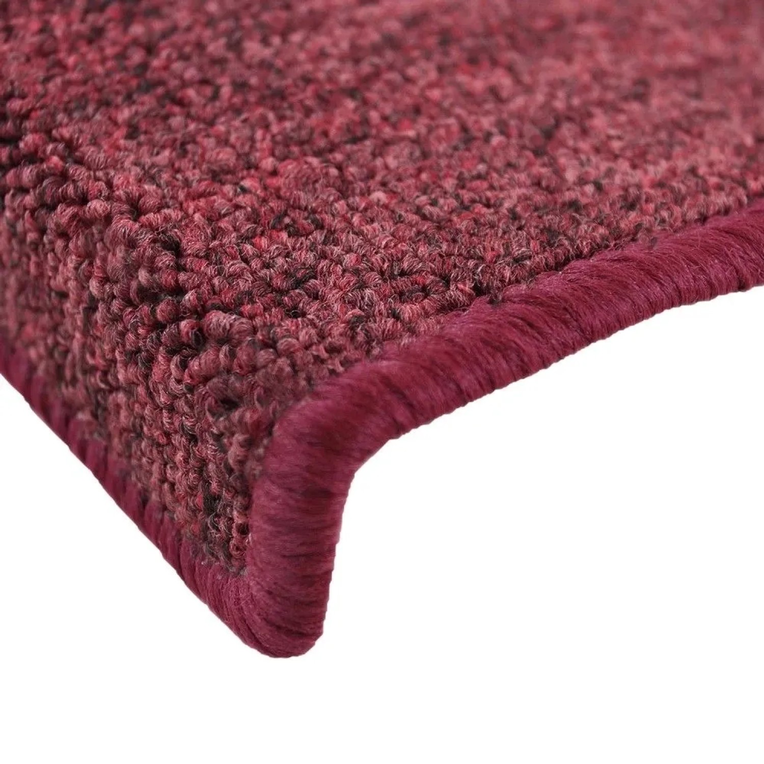 Detailaufnahme: Beautissu Stufenmatte ProStair, 65x28cm, Bordeaux, Treppenstufenmatte