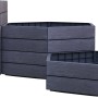 Garantia Hochbeet Ergo Vario 3 Wood, Kunststoff-Hochbeet Set mit verschiedenen Aufbauvarianten.