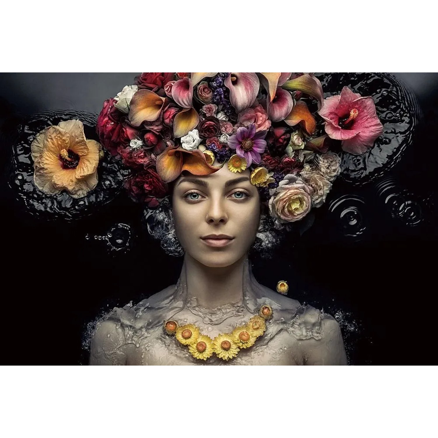 Art Universe Glasbilder Blüten-Schönheit 80 x 120 cm