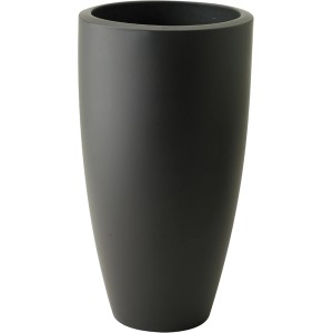 Hoher, anthrazitfarbener Elho Blumentopf Pure Soft, 50x90 cm, ideal für Innen- und Außenbereich.