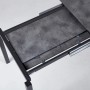 Ausgezogener Gartentisch Anthrazit von Best Freizeitmöbel, Detailansicht des Auszugsmechanismus.