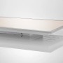 Dimmbares, weißes Lindby LED Panel Stenley mit Leselampe für die Küche.