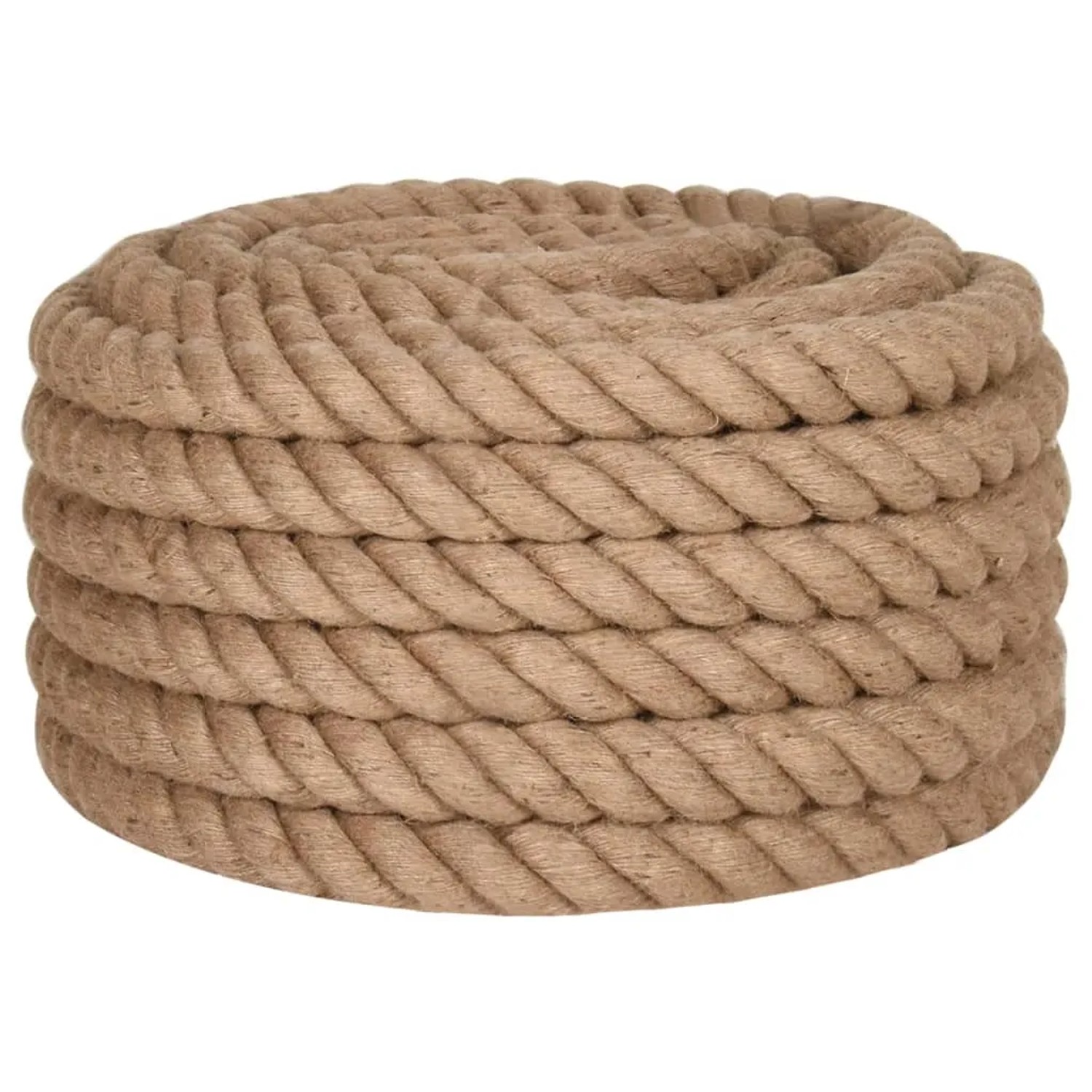 vidaXL Juteseil 10 m Länge 36 mm Stärke 153773