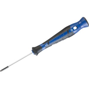 LUX Präzisions-Schraubendreher Comfort TX8, Torx Schraubendreher mit blau-schwarzem Griff.