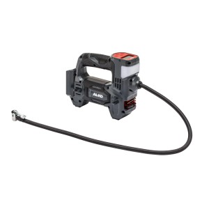 Al-Ko Akku-Kompressor ACD 1810: Akku-betriebener Kompressor mit digitaler Druckeinstellung und LED-Leuchte.
