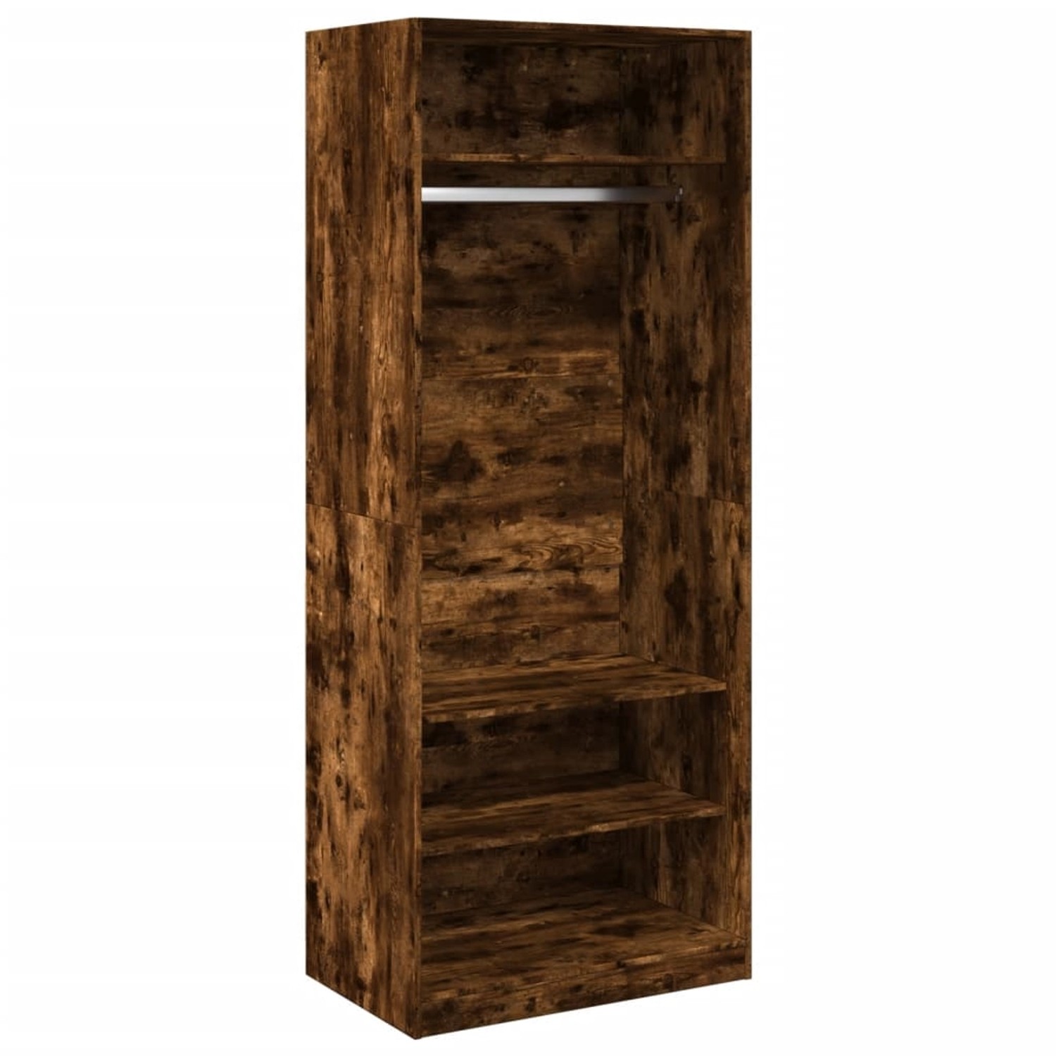 vidaXL Kleiderschrank Kleiderschrank Räuchereiche 80x50x200 cm Spanplattes günstig online kaufen