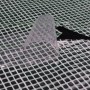 Aquagart Reparaturklebeband für Gewächshausfolie, transparent, auf Gitterfolie.