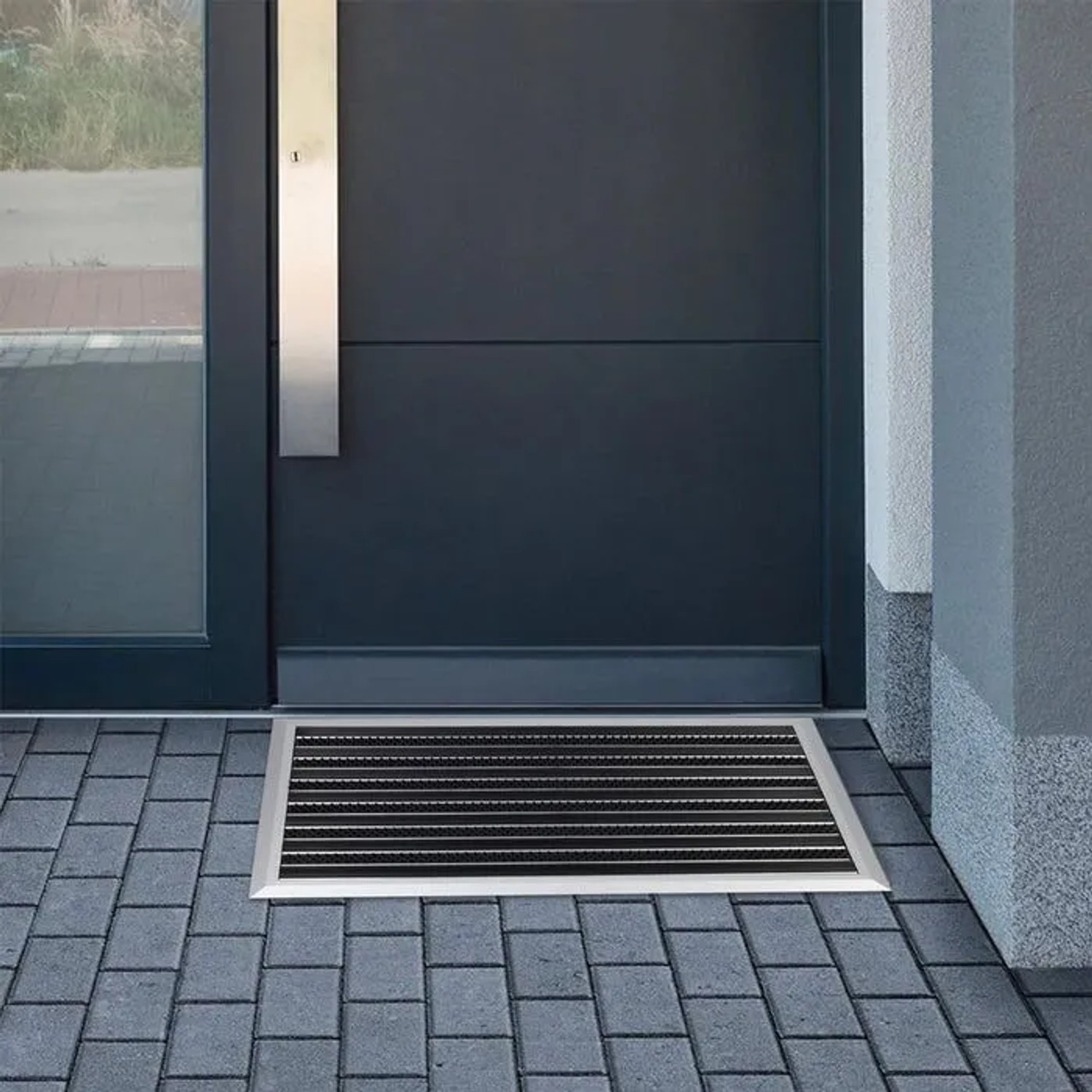 Floordirekt Fußmatte Spectral Aluminium Türmatte PVC/Bürste 47 x 68 cm_6