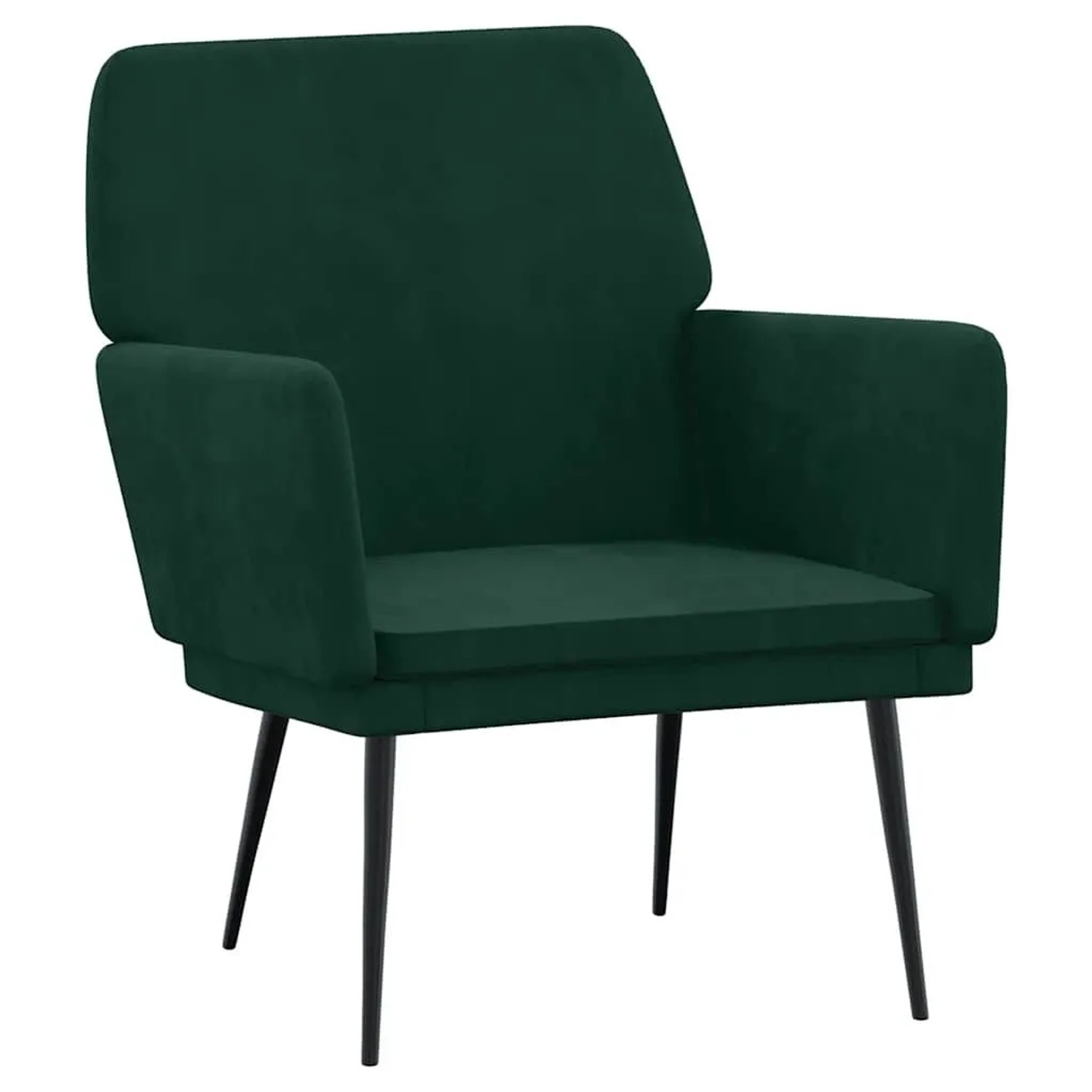 vidaXL Sessel Dunkelgrün 62x79x79 cm Samt 351374