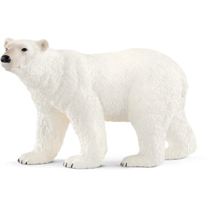 Detailgetreue Schleich Wild Life Eisbär Figur, ein tolles Geschenk für Kinder.