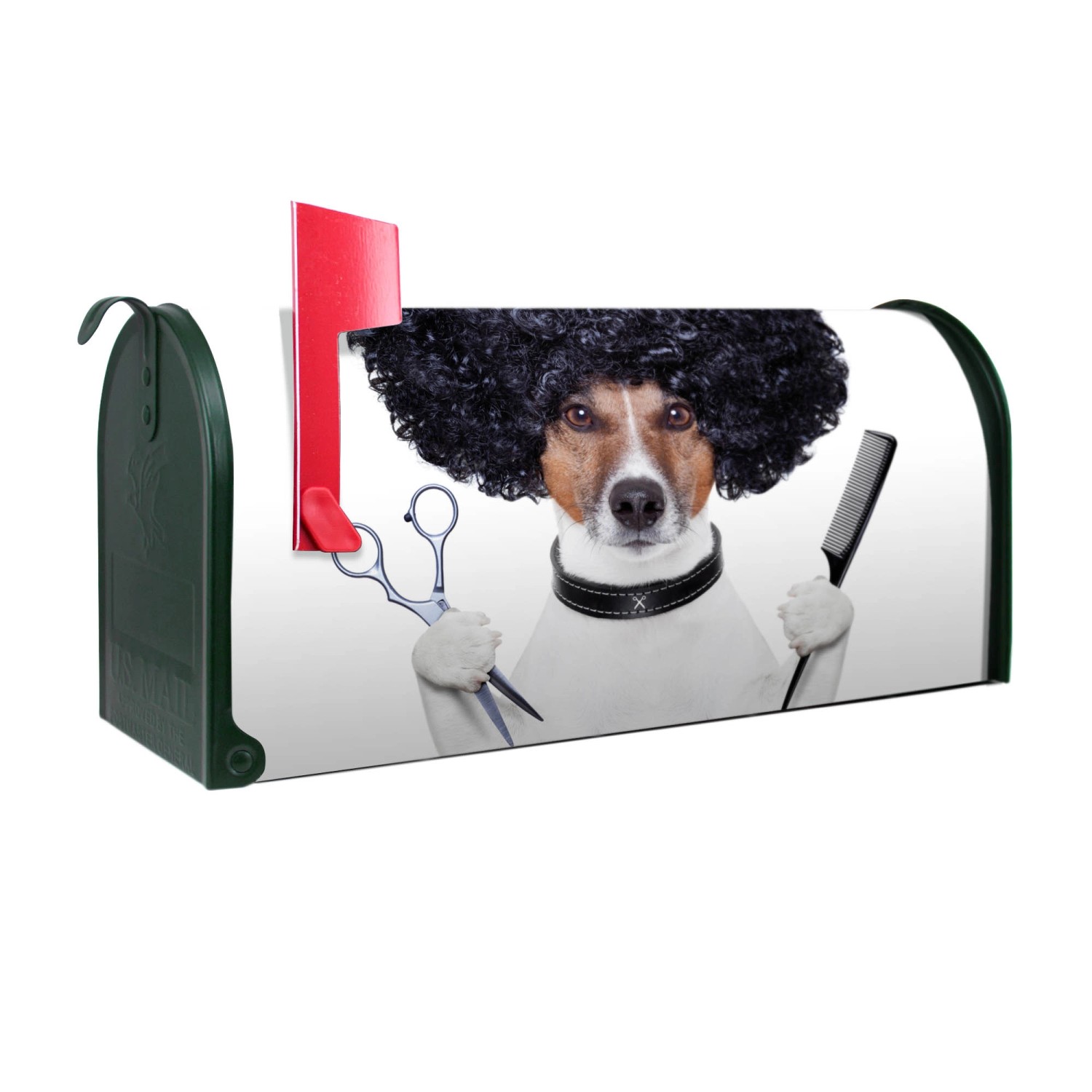 Banjado Amerikanischer Briefkasten Grün 48x22x16cm US Mailbox Letterbox Pos günstig online kaufen