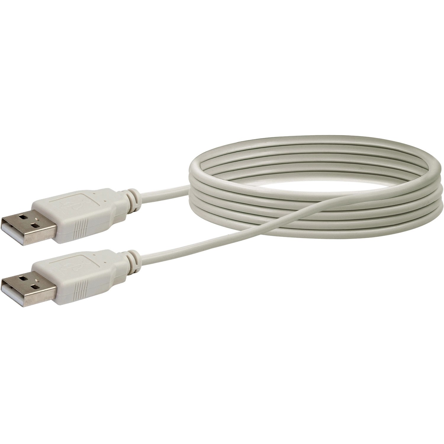 Schwaiger USB 2.0 Anschlusskabel 1,5 m Hellgrau