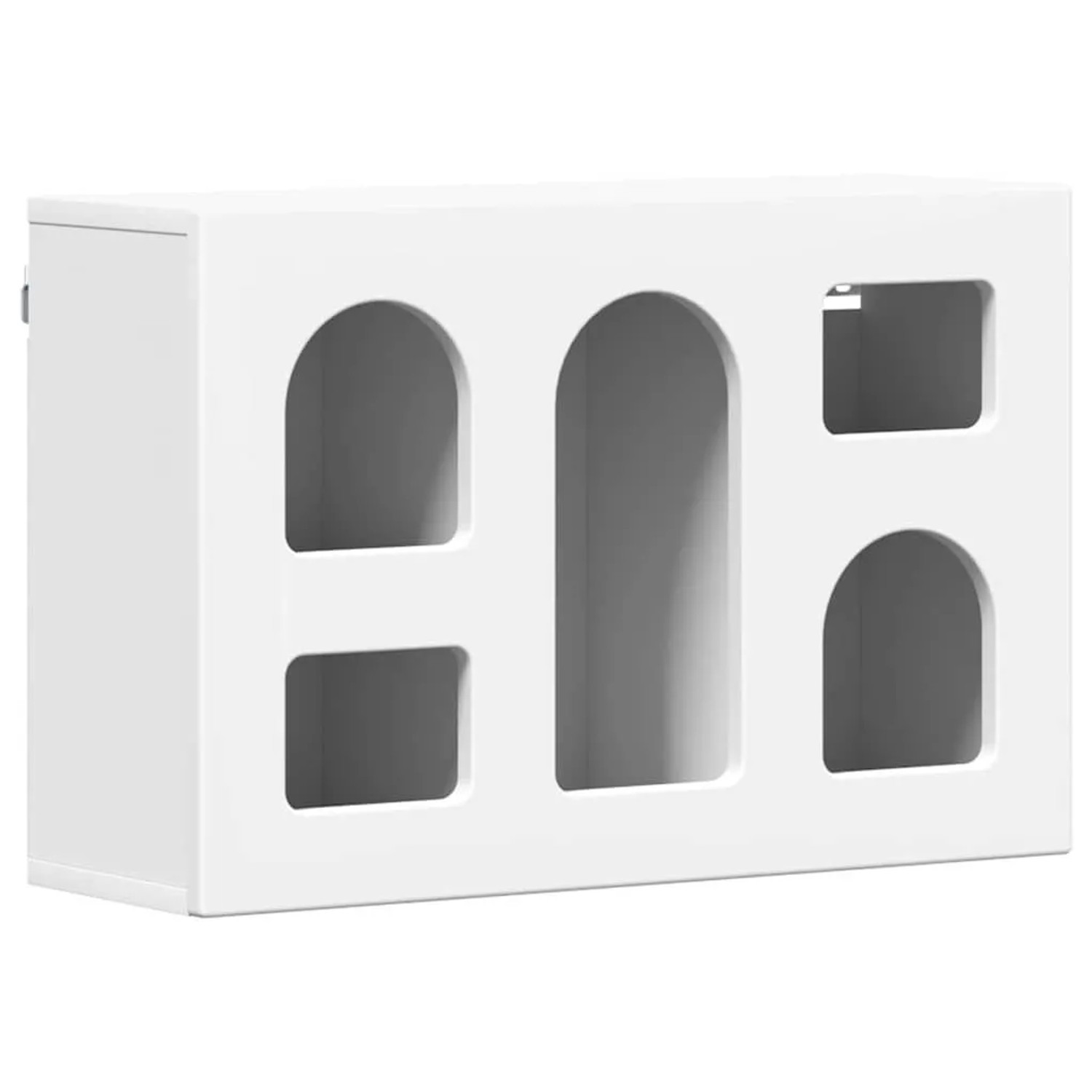 vidaXL Hängeschrank mit Regal Weiß 60 x 20 x 40 cm Holzwerkstoff 891374
