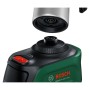 Bosch Akku-Espressokocher EasyMoka 18V-2 Inox. Inox-Kanne über grün-schwarzer Akku-Basis. Modulares Akkugerät.