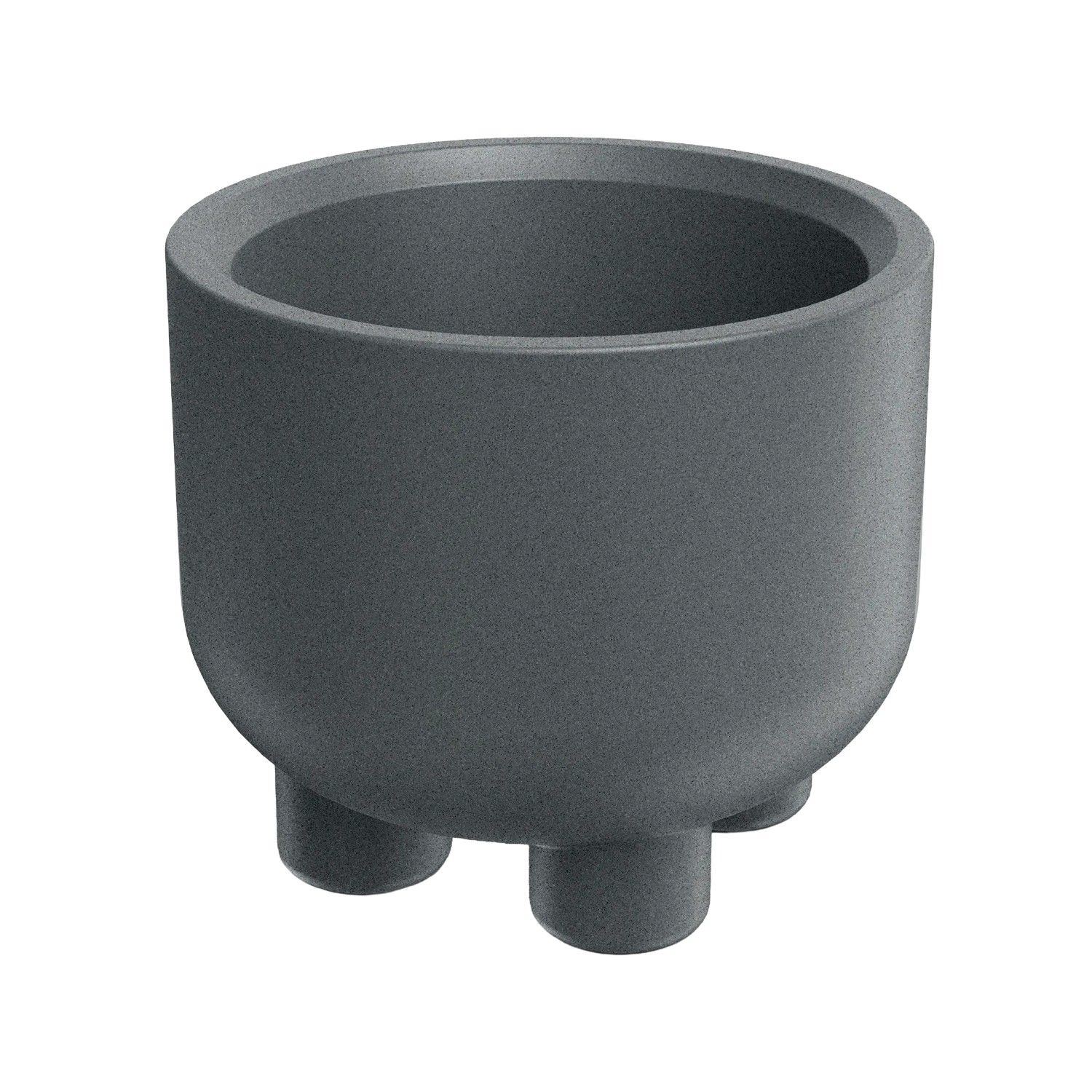Prosperplast Blumentopf Molta Round Foot Ø 40 cm x 33 cm Granit