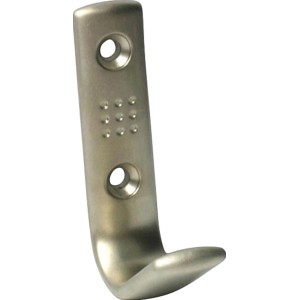 Metall Wandhaken 1607, vernickelt, zur einfachen Montage an der Wand.