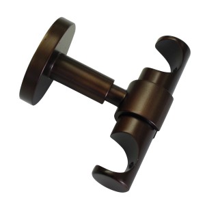 Gardinia Deckenträger Europa, bronze, für Gardinenstangen mit 19 mm Durchmesser.