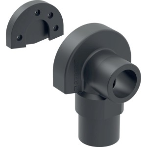 Geberit Mepla Schalldämm-Set für 90° Winkel, zur geräuscharmen Dämmung von Pressfittings.