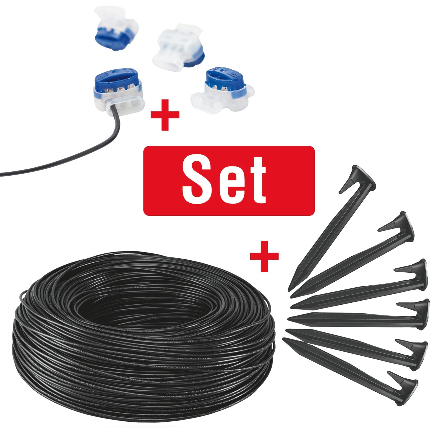 Zaun Mit Pfosten Grün 0,5 X 50 M PVC-beschichteter Stahl