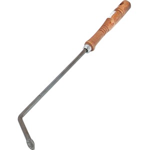 Firefix Stocheisen mit Holzgriff, 46cm, für Kamin & Ofen. Brennstoff bewegen leicht gemacht.