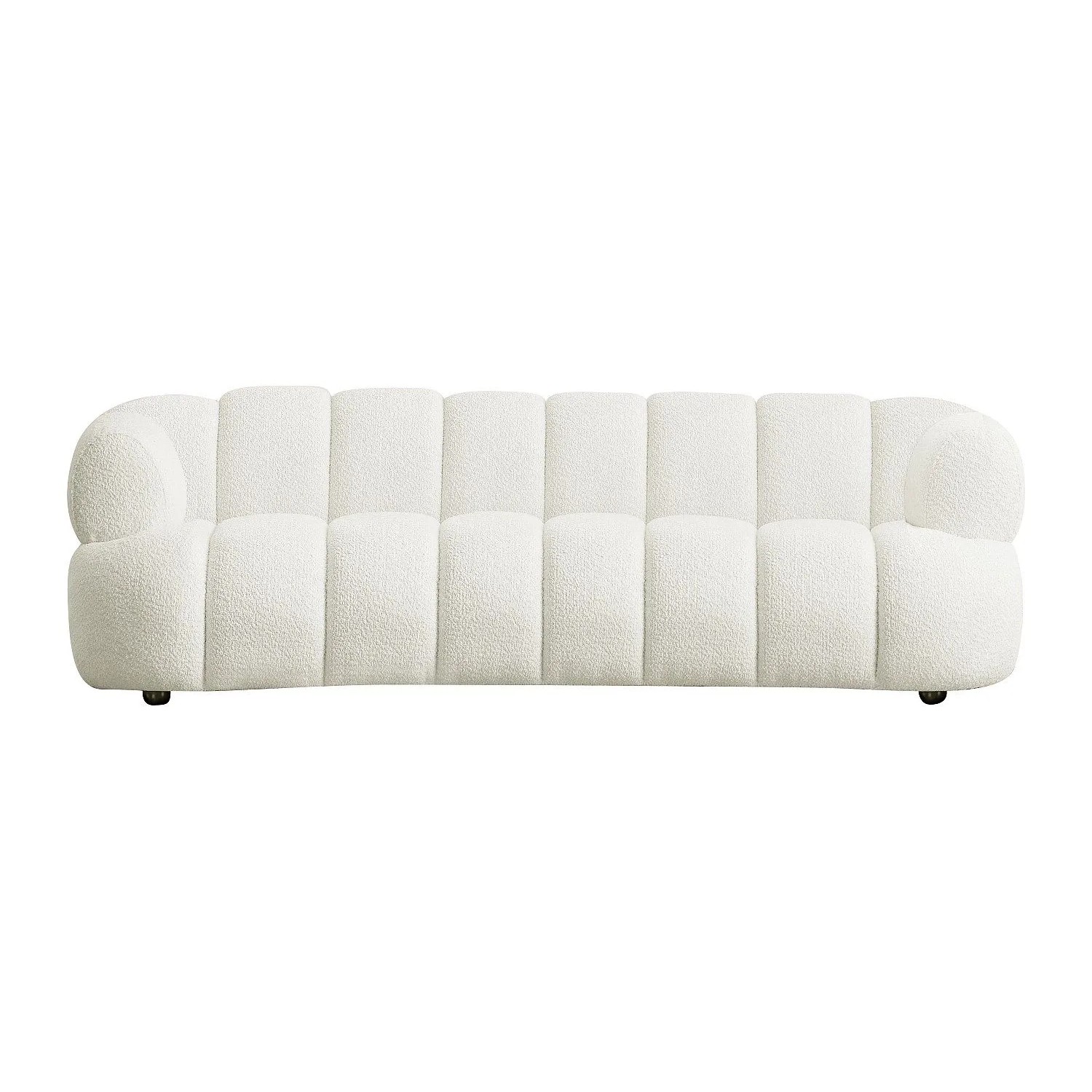 Vente-unique Sofa Ohne Schlafmöglichkeit Coliani Gebrochenes Weiß 227 cm