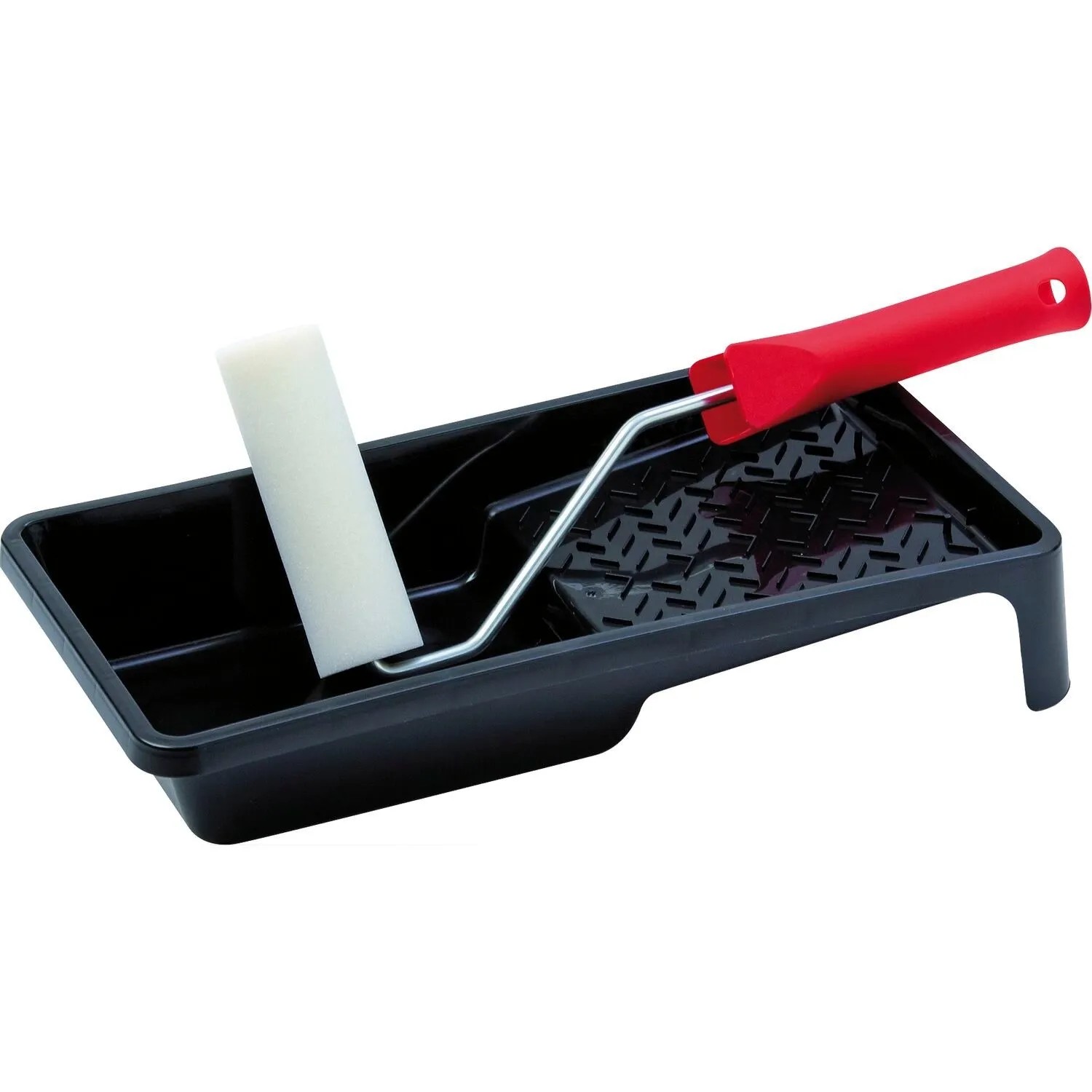 Schuller Eh'klar Lackierroller Set mit Lackierwalze & Abstreifgitter Polyester