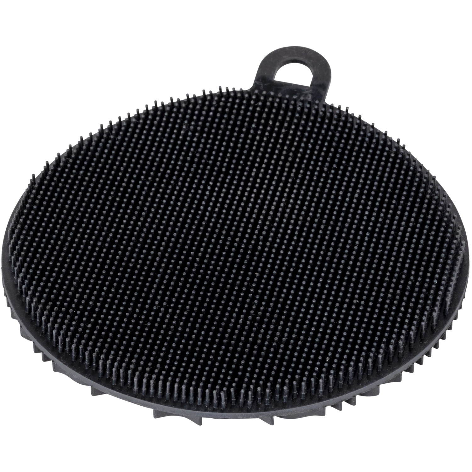 Schwarzer Wenko Silikon Spülschwamm Soft, 2er-Set für die Outdoor Kitchen.