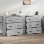 vidaXL Sideboards 2 Stk Betongrau Holzwerkstoff 3185411_3