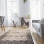 Beige-blauer Vintage Teppich (200x290 cm) im orientalischen Design von MeGusta.