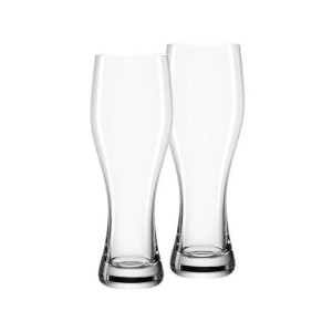 Leonardo Taverna Weizenbiergläser, 0,5l, 6er Set, aus Klarglas.