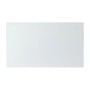 Weißes Relaxdays Glas Magnetboard 100x60 cm aus Sicherheitsglas. Magnetische Memoboard Glastafel für Bürobedarf.