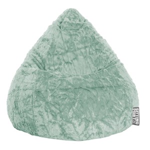 Sitting Point Sitzsack Fluffy in Salbei: Gemütlicher, plüschiger Sitzsack mit 220 l Volumen.