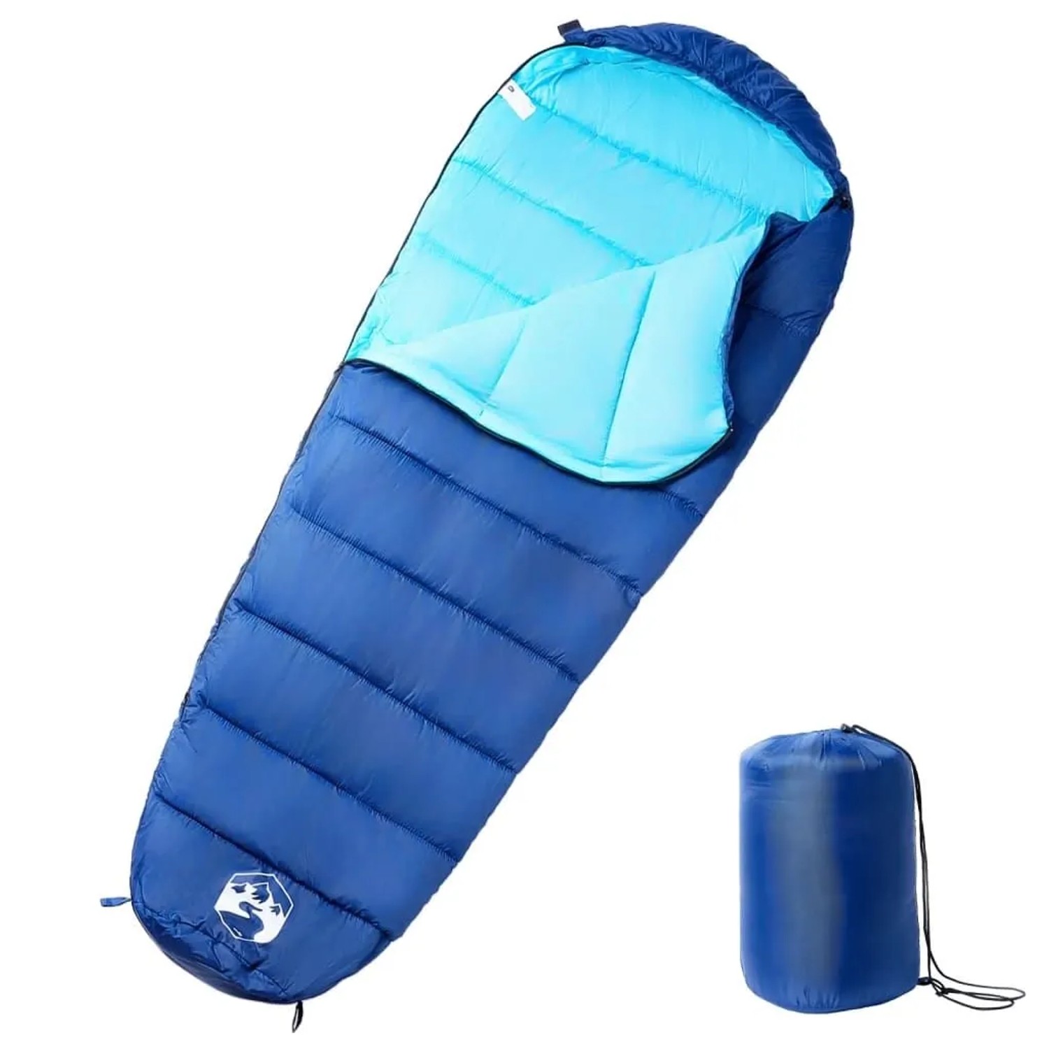 vidaXL Mumienschlafsack für Erwachsene Camping 3 Jahreszeiten 94475