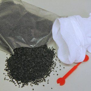 JBL Carbomec activ Aktivkohle für Aquarium Filter, mit Filterbeutel und Zubehör.