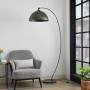 Lindby Bogenleuchte Jonera, Alu, 185cm hoch. Stehlampe für Wohnzimmer & Junges Wohnen.