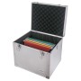 HMF 14812-02 Hängeregister Box Alukoffer DIN A4 Hängemappen 41 x 33 x 36 cm_3