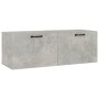 vidaXL Wandschrank Betongrau 100x36,5x35 cm Holzwerkstoff Modell 2_2