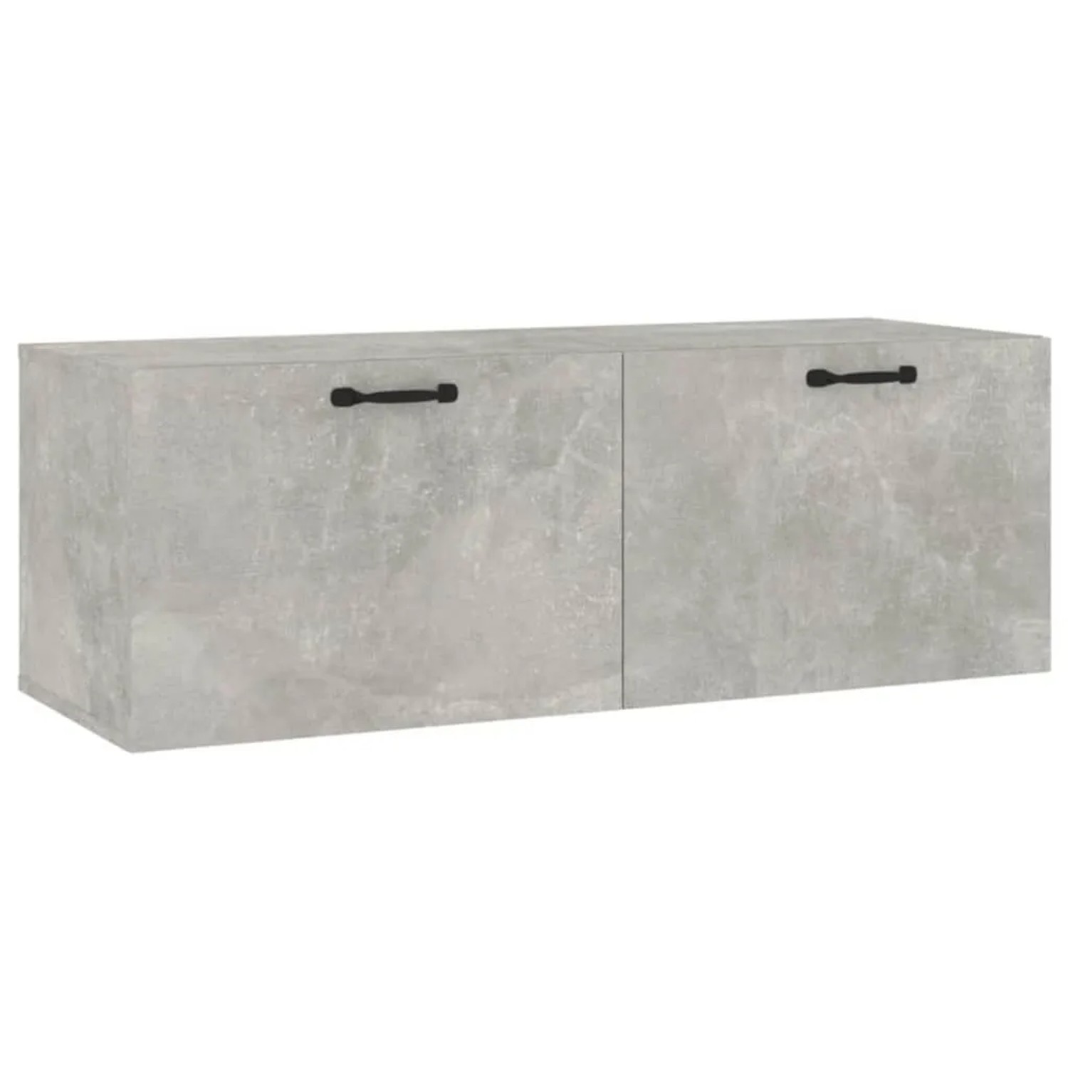 vidaXL Wandschrank Betongrau 100x36,5x35 cm Holzwerkstoff Modell 2_2