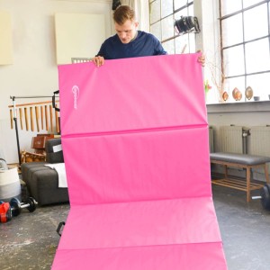eyepower Gymnastikmatte Klappbar 180 x 115 x 5 cm Pink