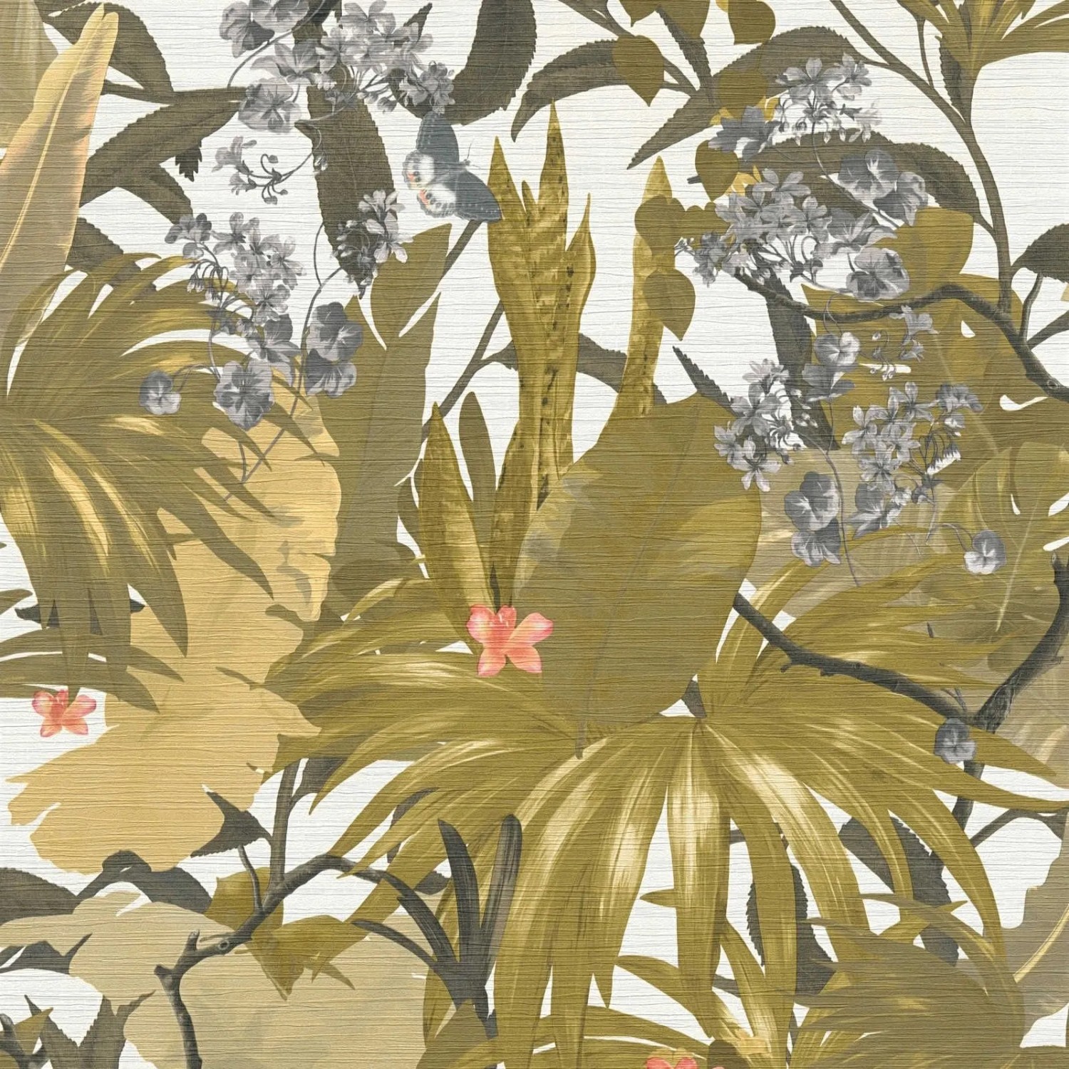 Tadessi Tapete Floral M1-No.836 Vliestapete in Weiß