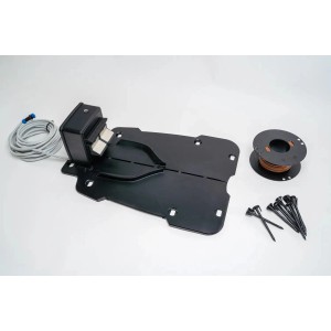 Ambrogio Kit Smart System Zeta R: Ladestation, Kabelrolle und Befestigungsnägel für Rasenroboter.