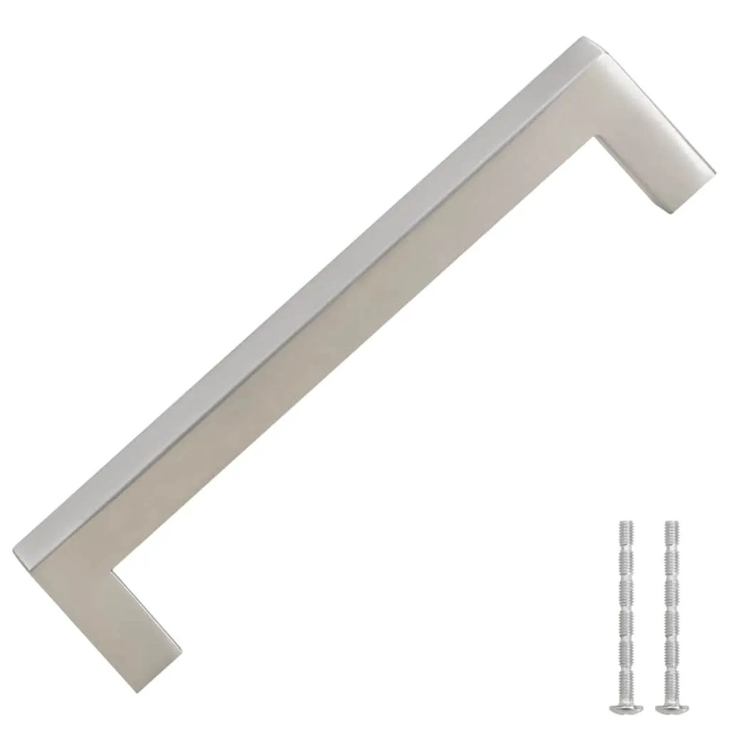vidaXL Möbelgriffe 10 Stk Silbern 128 mm Edelstahl 155382