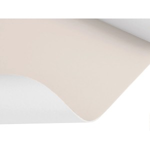 Primaflor PVC Expotop, weißer PVC-Bodenbelag, unifarben, schwer entflammbar.