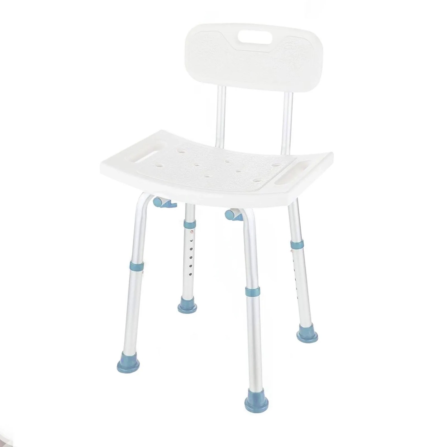 KARAT Duschhocker Jonah Höhenverstellbar mit Rückenlehne Rutschfest bis 136 günstig online kaufen