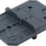 wolfcraft Scharnierloch-Set, Bohrschablone für Topfscharniere mit Markierungen und Bohrpositionen.